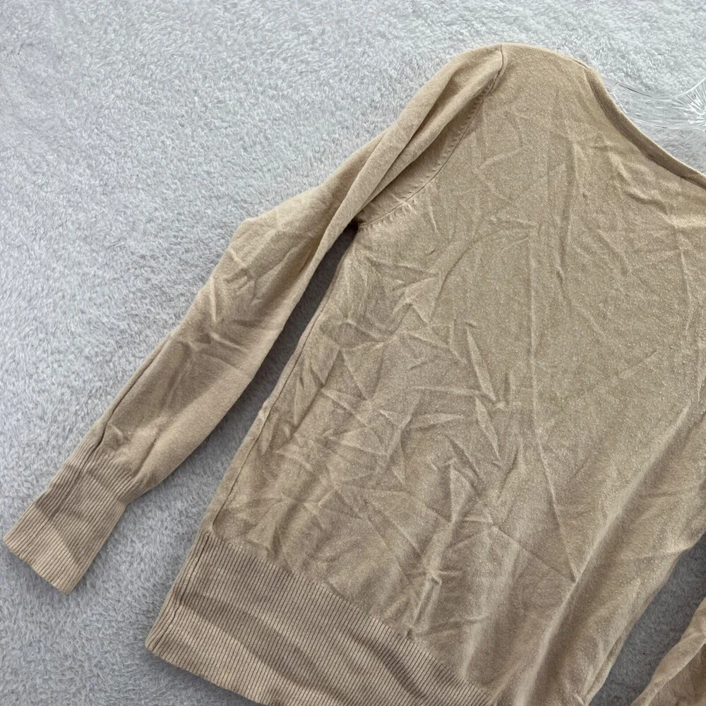 Womens Cardigan Sweater Medium Vila Milano Top‎ Long Sleeve Tight Knit Button Up